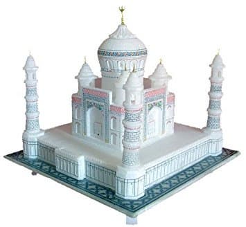 White Marble Taj Mahal Miniature